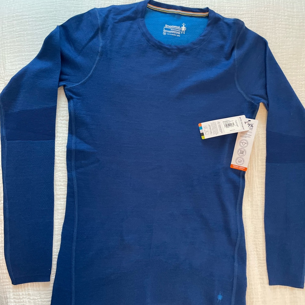 NWT - Women’s Smartwool Intraknit 200 Merino Wool Baselayer Crew Top - Large